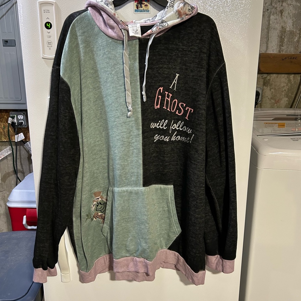 Disney Multicolor Hoodie with Black and Pink Accents